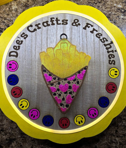 Valentine Fries Silicone Freshie Mold - Red River Mold Co