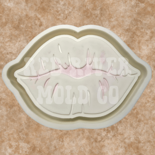 Valentine Lips Silicone Freshie Mold - Red River Mold Co