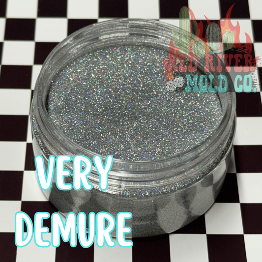 Very Demure Premium Ultra Fine Glitter Dust (1/256) Hologrpahic - Red River Mold Co