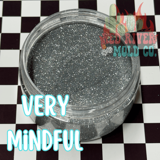 Very Mindful Premium Ultra Fine Glitter Dust (1/256) Metallic - Red River Mold Co