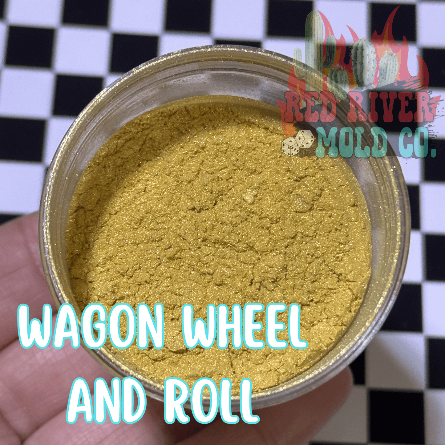 Wagon wheel and roll Premium Mica Powder - Red River Mold Co