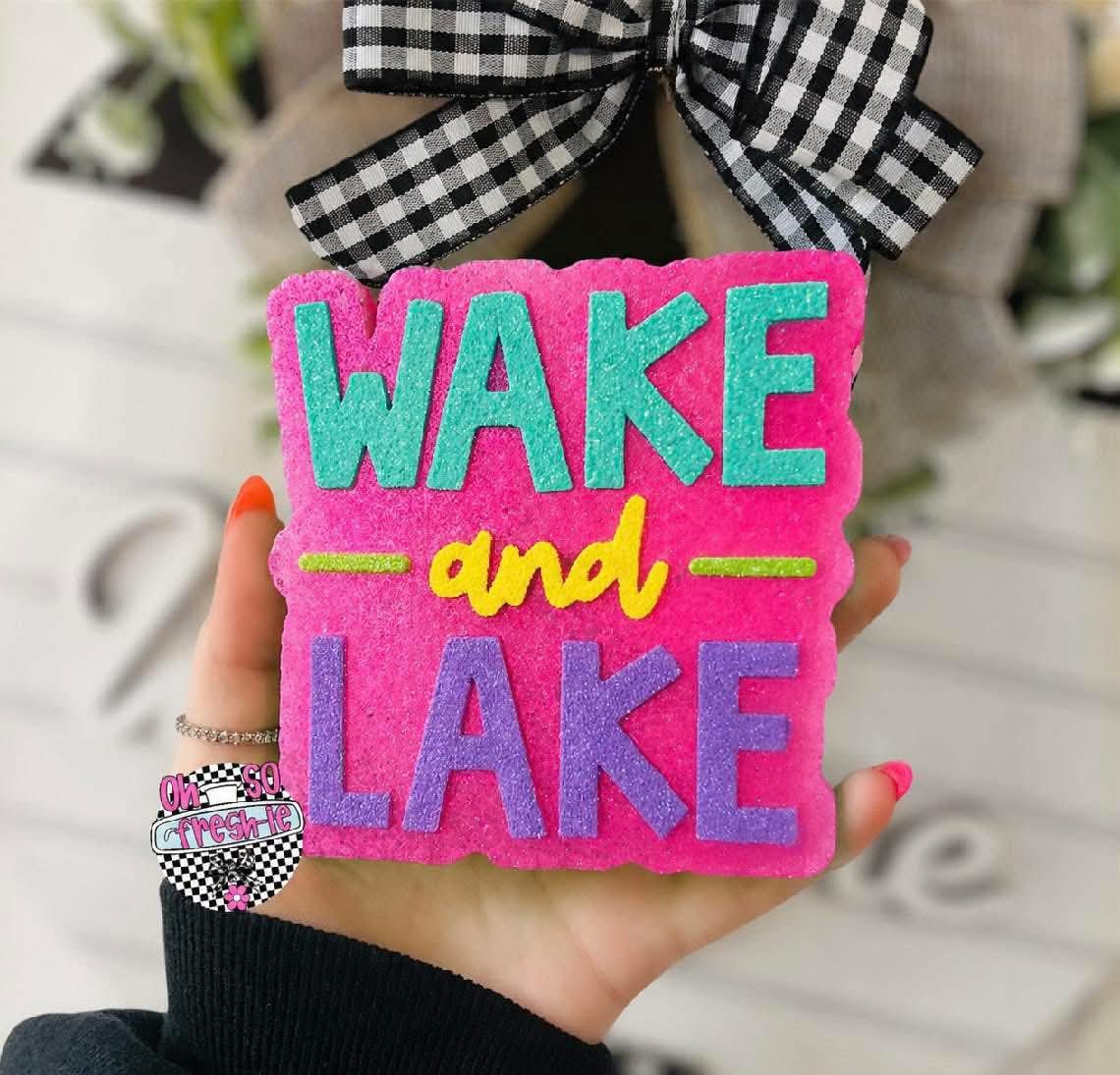 Wake and Lake Silicone Freshie Mold - Red River Mold Co