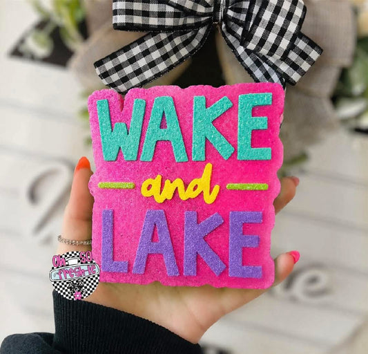 Wake and Lake Silicone Freshie Mold - Red River Mold Co