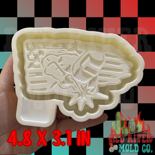 Welder Flag Silicone Freshie Mold - Red River Mold Co