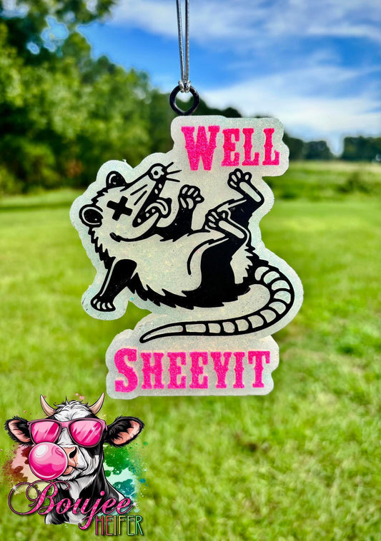 Well Sheeyit Possum Silicone Freshie Mold - Red River Mold Co