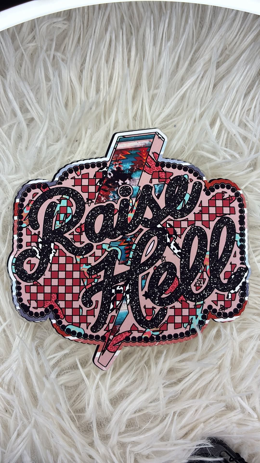 Western Raise Hell Silicone Freshie Mold - Red River Mold Co