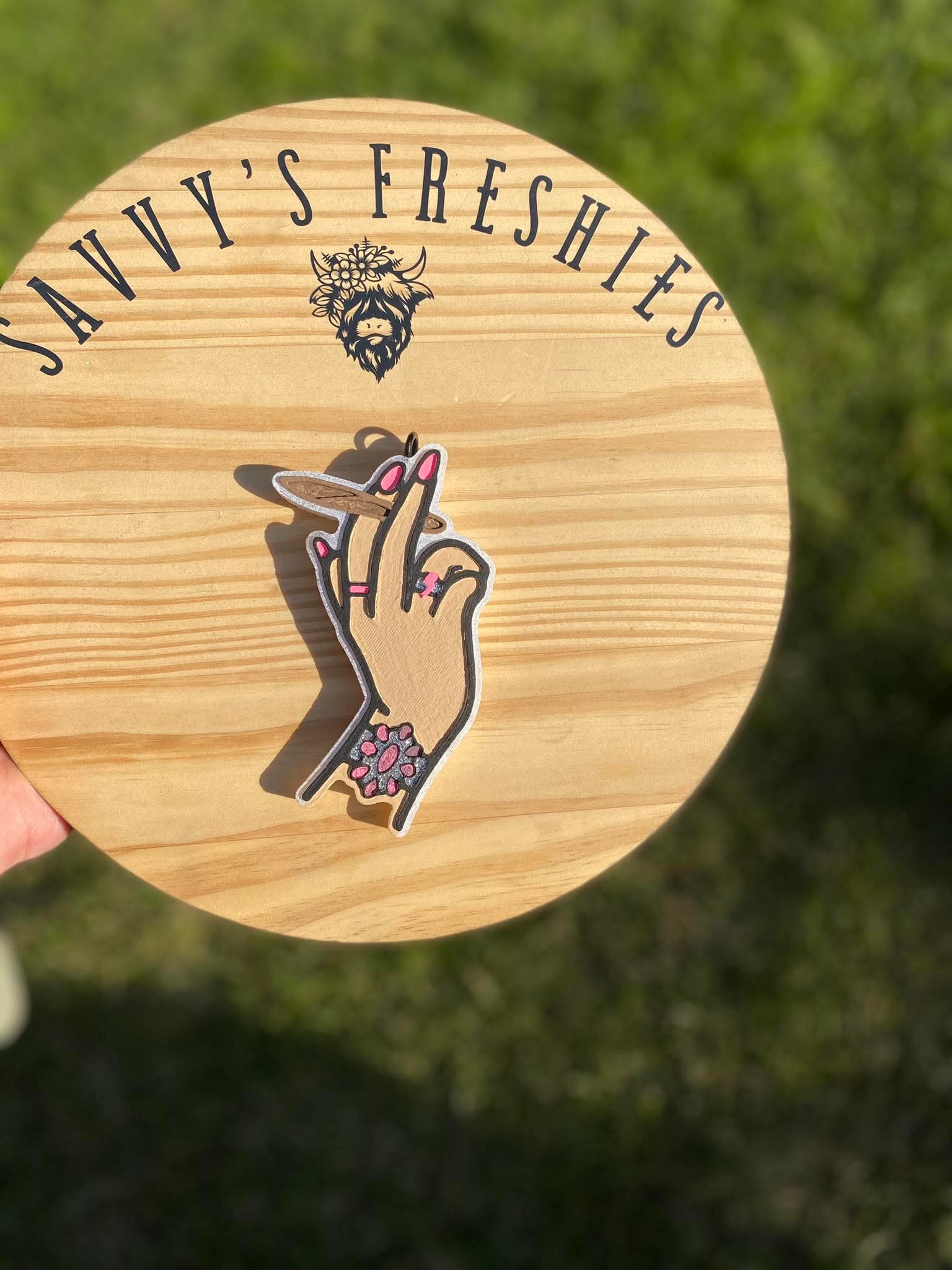 Western Stoner Hand Silicone Freshie Mold - Red River Mold Co