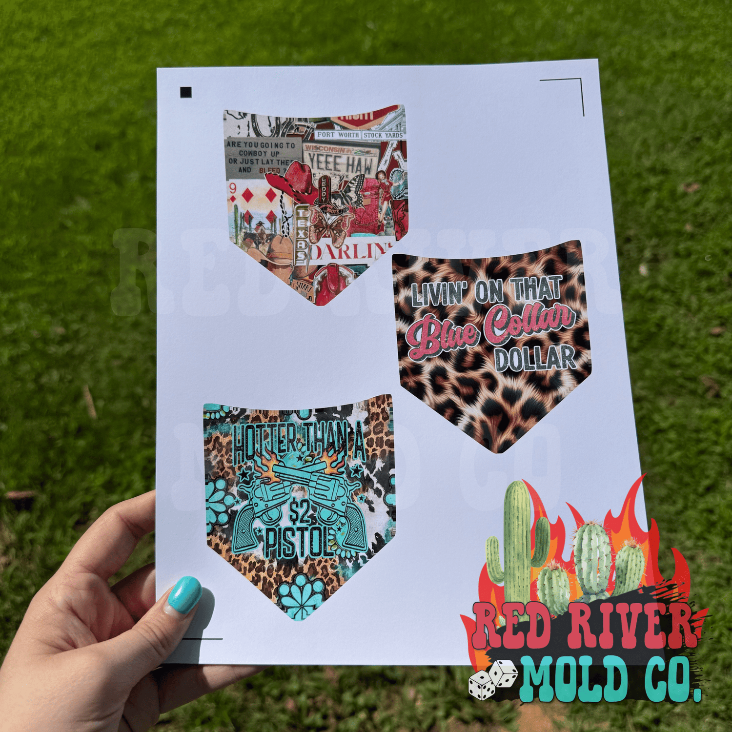 Whimsical Wiffs pocket cardstock grab bag - Red River Mold Co