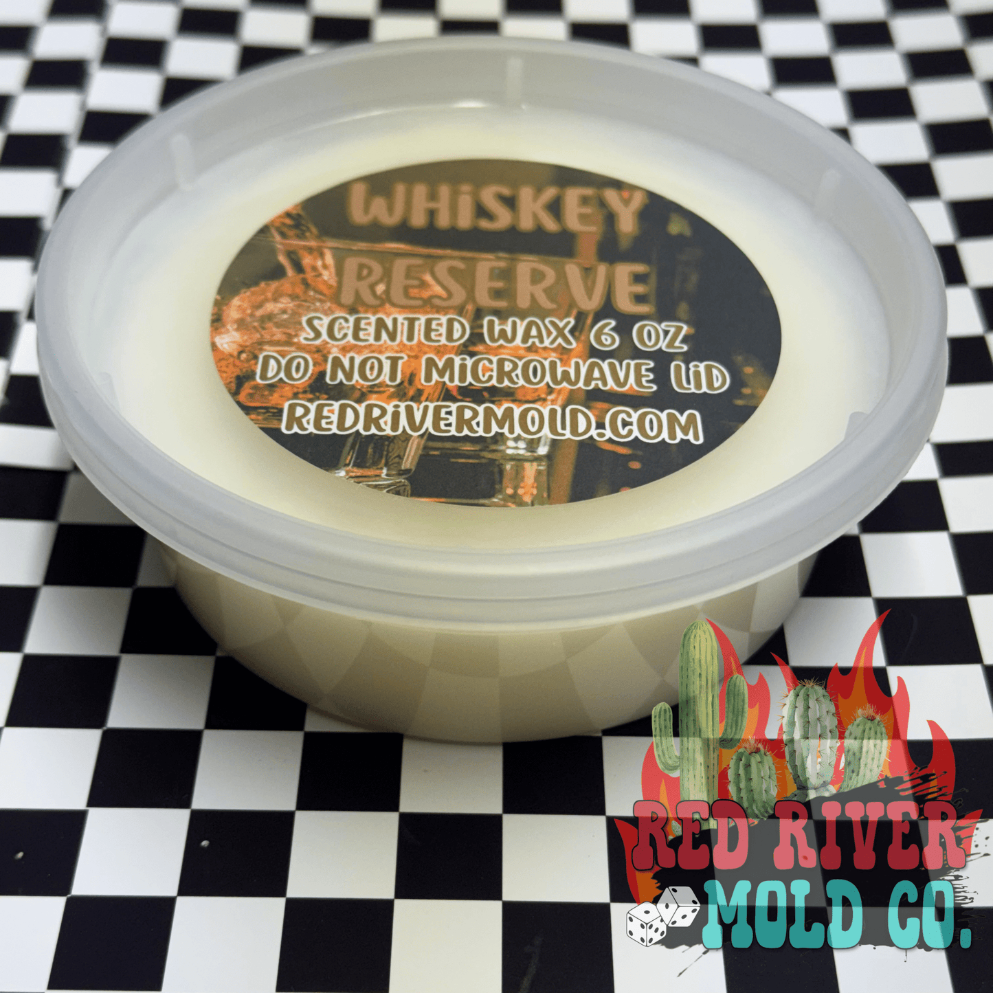 Whiskey Reserve Pre - Scented Wax 6oz - Red River Mold Co