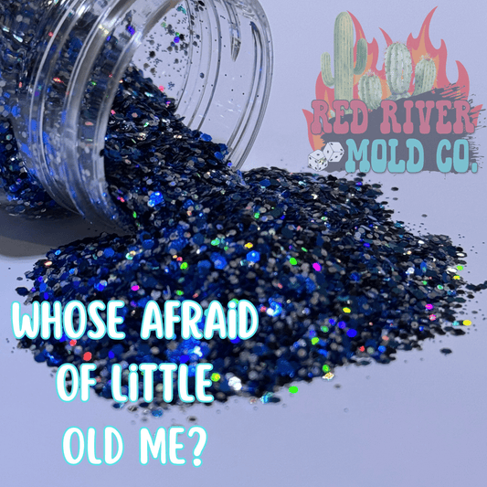 Whose afraid of little old me? Premium Mini Chunky Glitter (Holographic) - Red River Mold Co