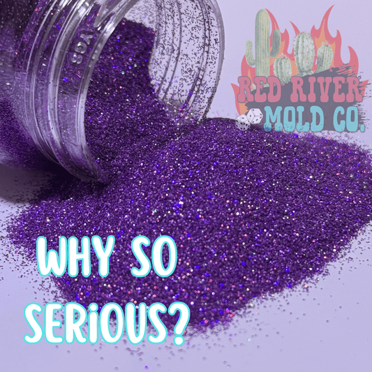 Why so serious? Premium Fine Glitter (1/128) holographic - Red River Mold Co