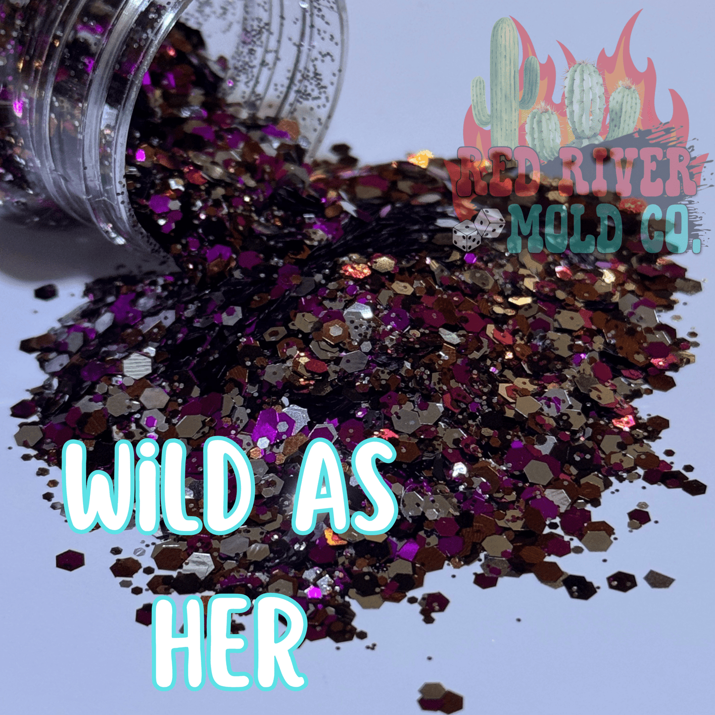 Wild As Her Premium Chunky Glitter (Metallic) - Red River Mold Co
