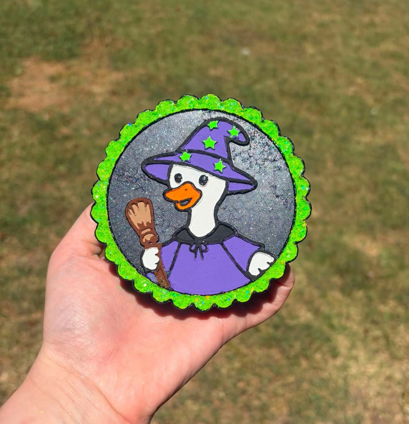 Wizard Goose Frame silicone freshie mold - Red River Mold Co