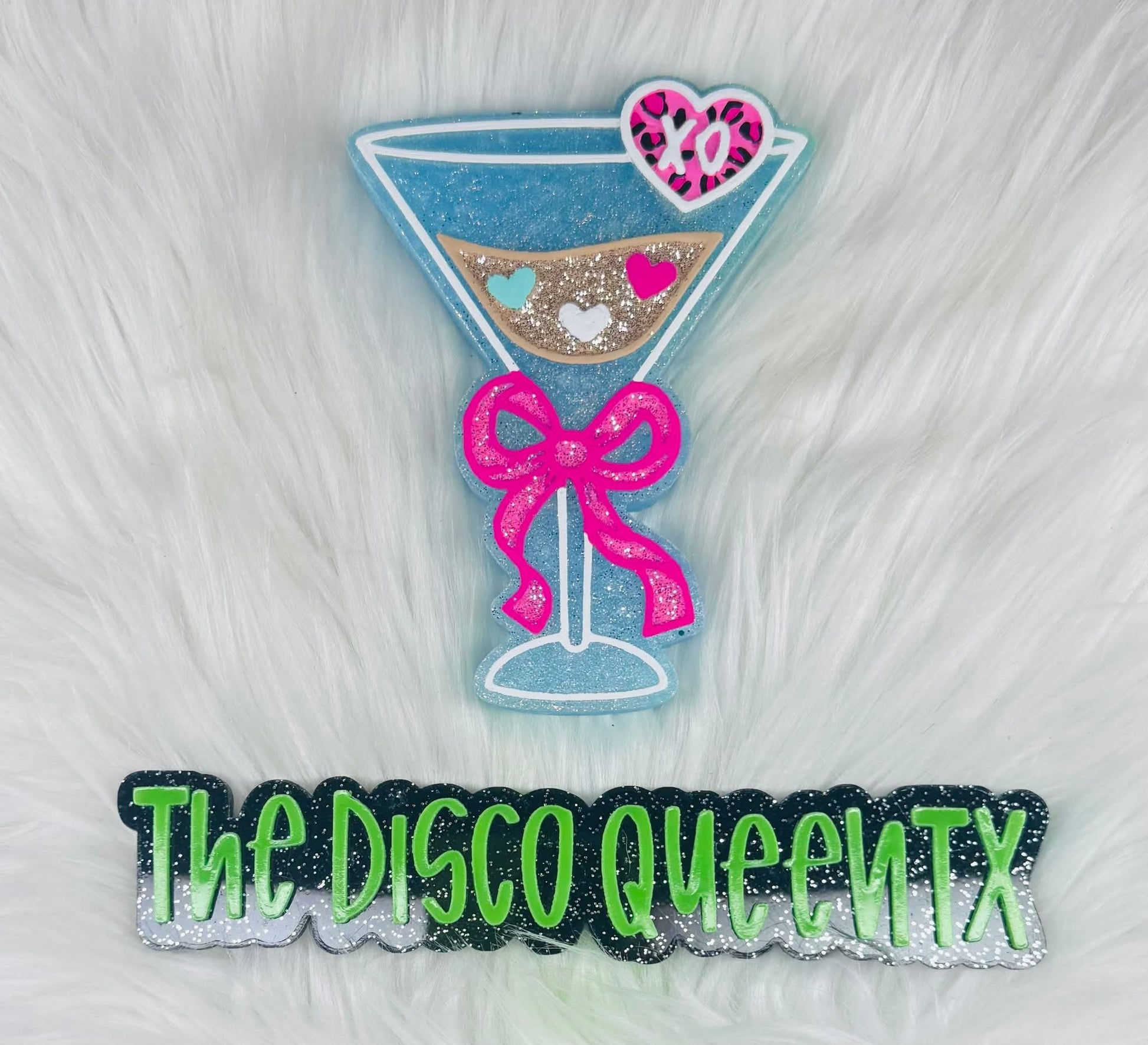 XO Martini Silicone Freshie Mold - Red River Mold Co