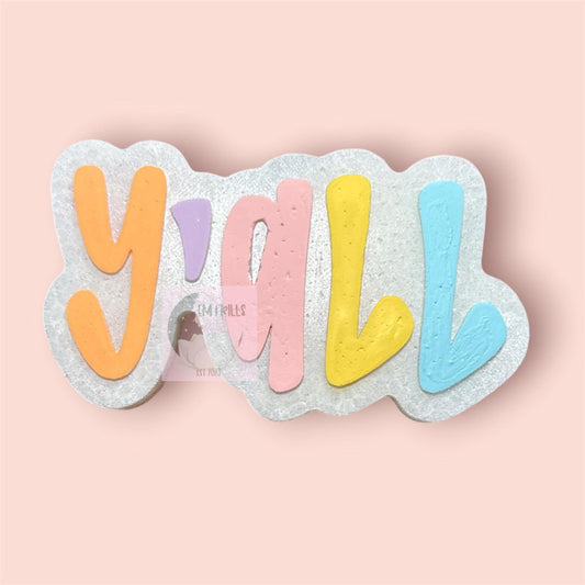 Y'all Silicone Freshie Mold - Red River Mold Co