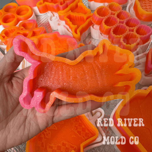 Yeehaw Bull Silicone Freshie Mold - Red River Mold Co