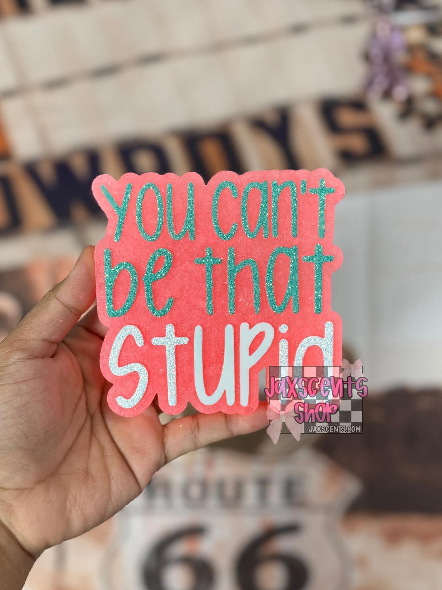 You Can't Be That Stupid Silicone Freshie Mold - Red River Mold Co