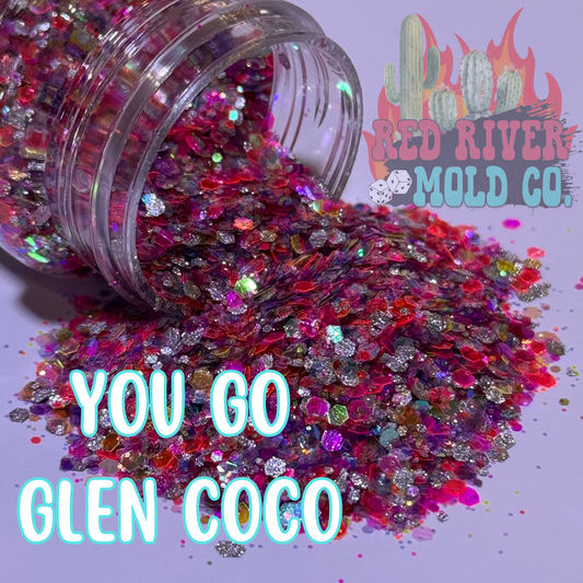 You Go Glen Coco Premium Chunky Glitter (Iridescent Metallic) - Red River Mold Co