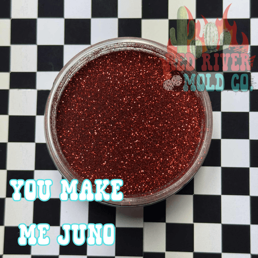 You Make Me Juno Premium Fine Glitter (1/128) Metallic - Red River Mold Co