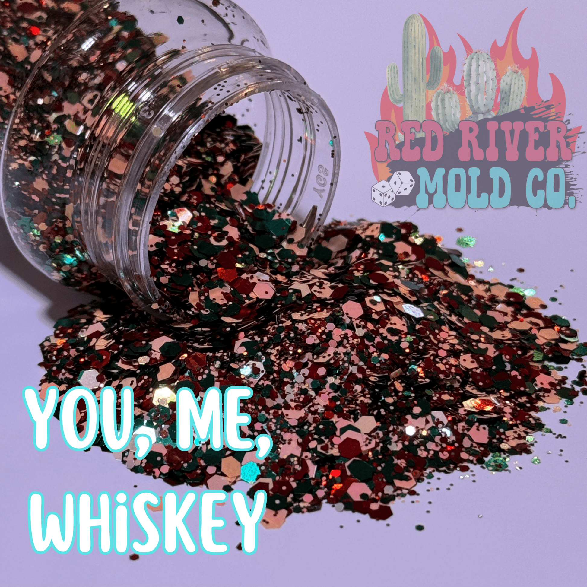You, Me, Whiskey Premium Chunky Glitter (Metallic) - Red River Mold Co