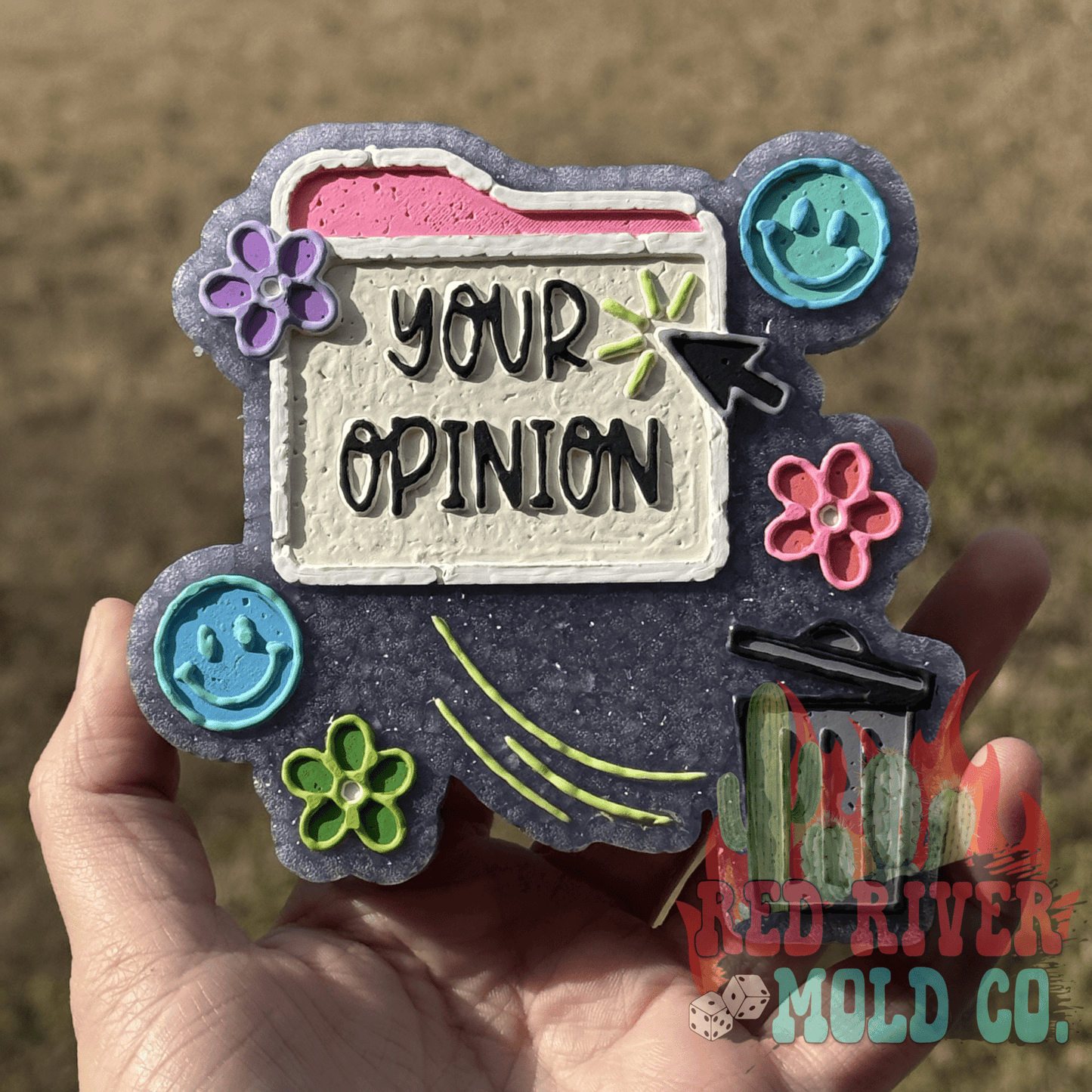 Your opinion is trash Car Freshie - Red River Mold Co