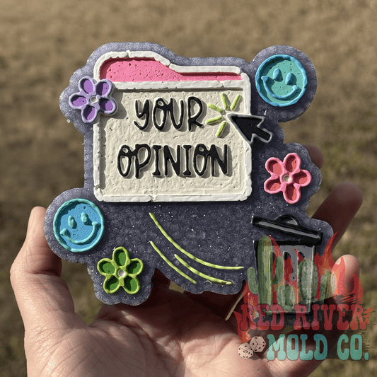 Your opinion is trash Car Freshie - Red River Mold Co